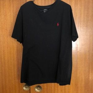 Poll Ralph Lauren black t shirt